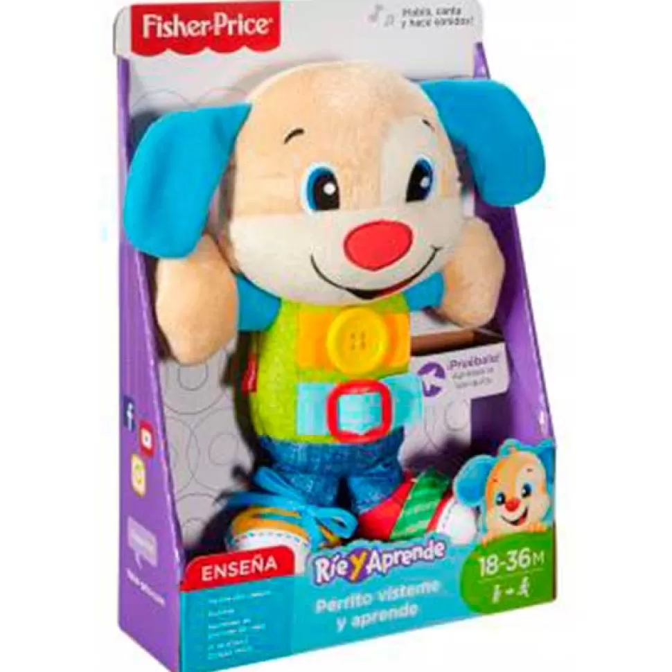 Sale Brinquedos Fisher Price Cachorrinho De Peluche Eu Aprendo A Vestir