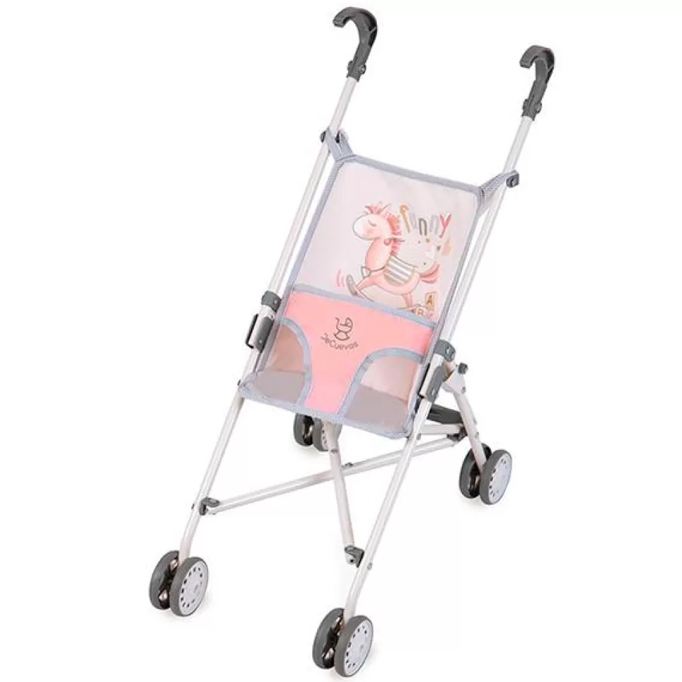 Brinquedos Decuevas Cadeira De Boneca Dobravel Rosa Funny< Bonecas Carrinhos