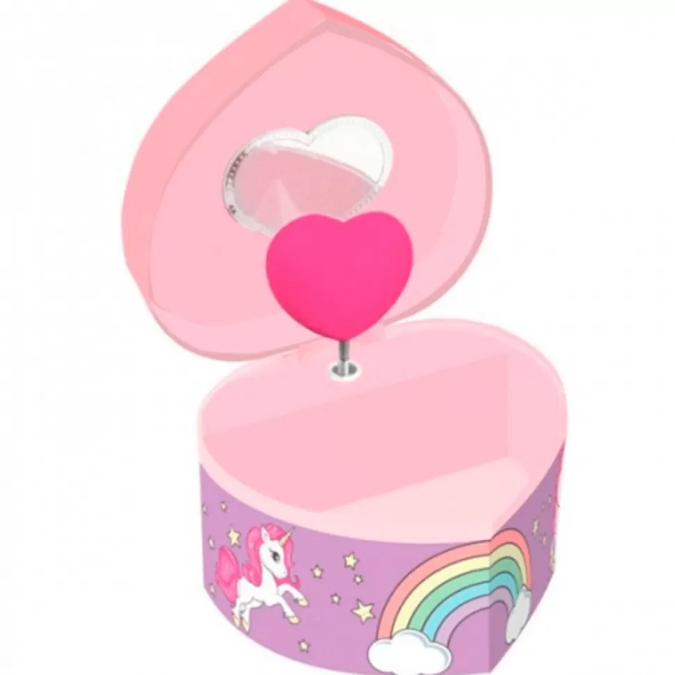 Shop Brinquedos Kids Euroswan Caixa De Joias Musical Coracao Unicórnio