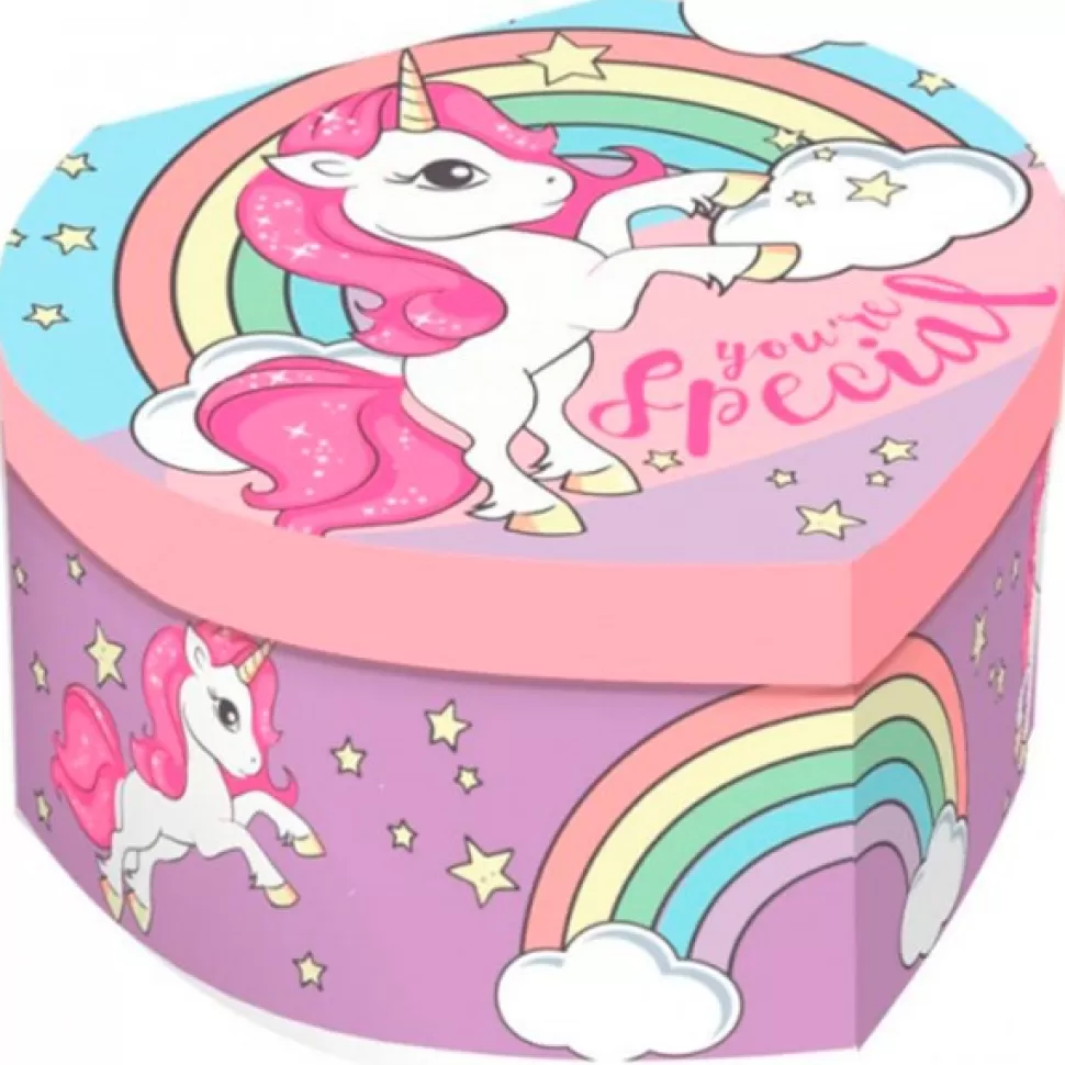 Shop Brinquedos Kids Euroswan Caixa De Joias Musical Coracao Unicórnio