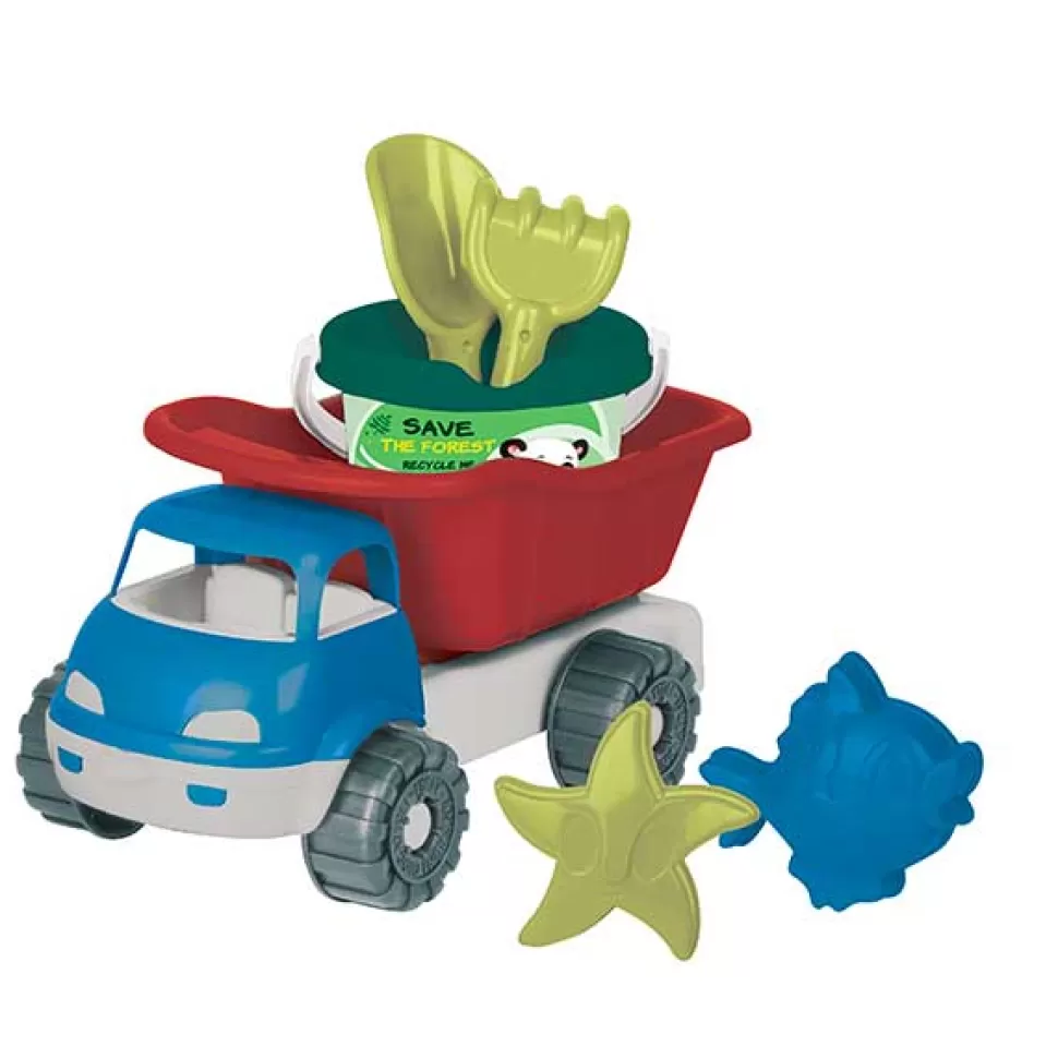 Brinquedos Androni Giocattoli Caminhao Com Conjunto De Praia Reciclado Salvar Natureza< Brinquedos Praia