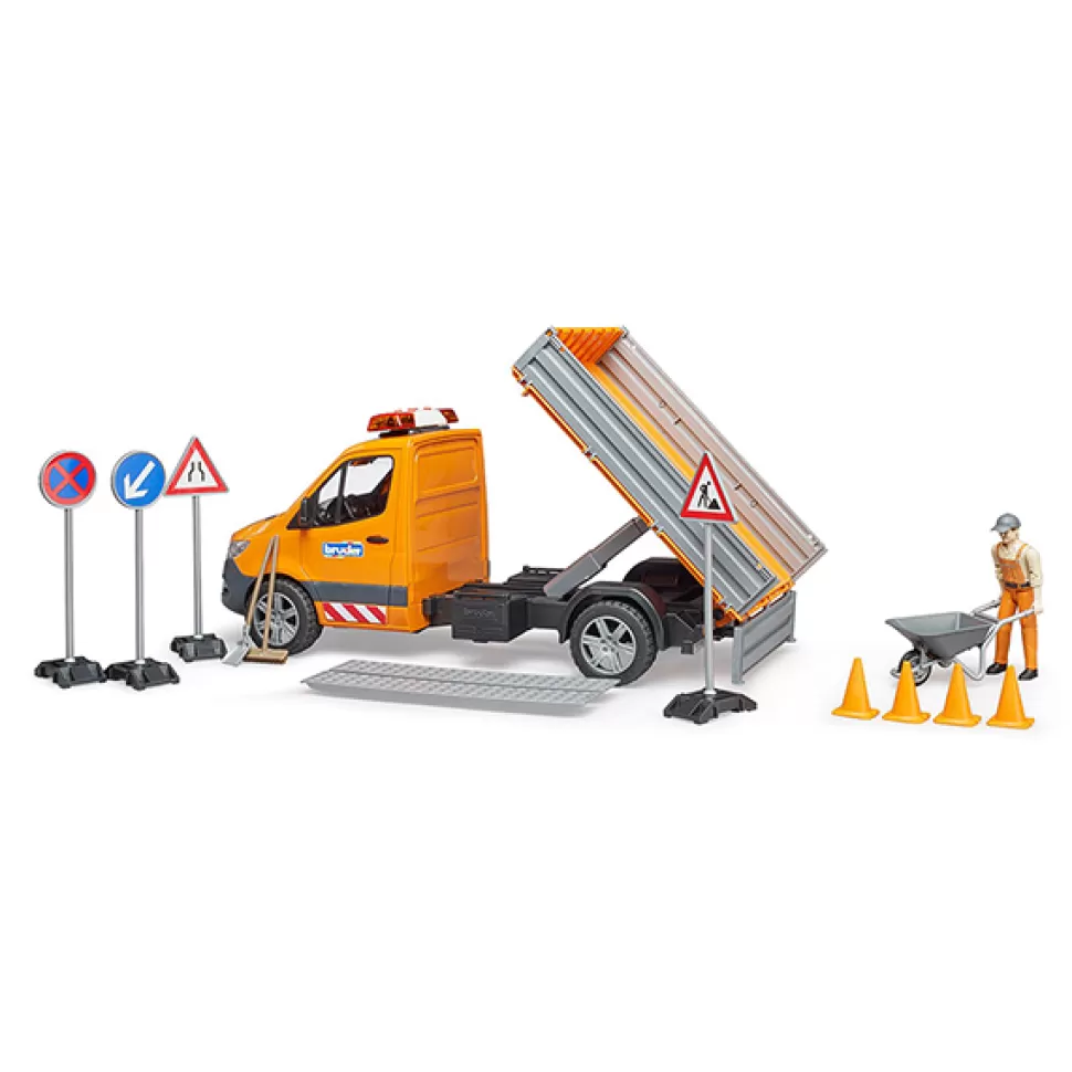 Brinquedos Bruder Caminhao Mb Sprinter Truck Works< Brinquedos De Camiões