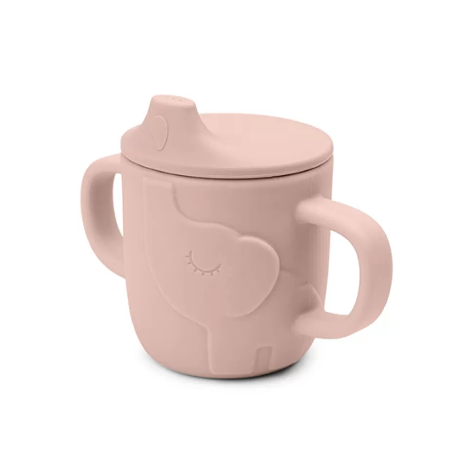 Brinquedos Done By Deer Caneca De Silicone Elphee Rosa< Brinquedos De Cozinha