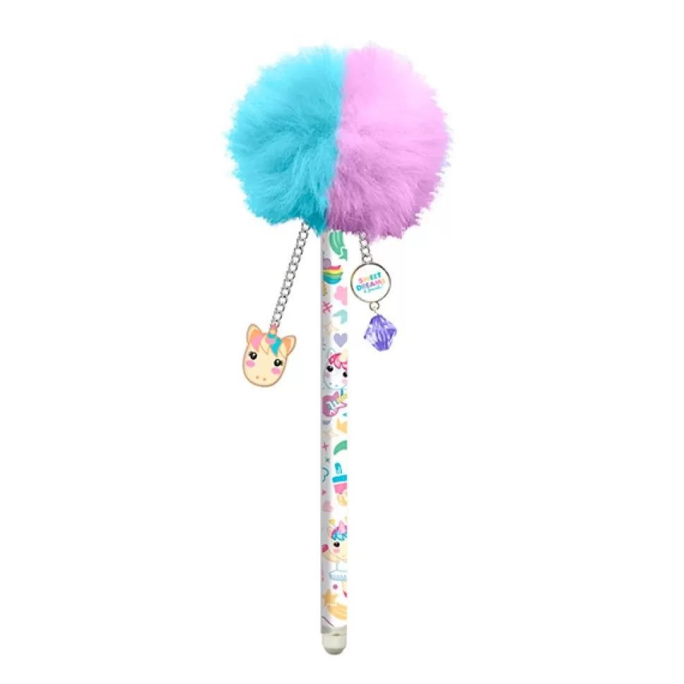 Brinquedos Kids Euroswan Caneta Unicórnio Pom Pom Sweet Dreams< Brinquedos Unicórnios