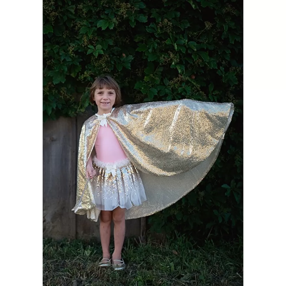 Fashion Brinquedos GREAT PRETENDERS Capa Dourada Lantejoulas 4-6 Anos