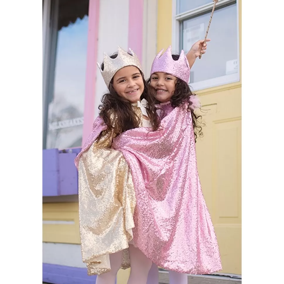 Store Brinquedos GREAT PRETENDERS Capa Rosa Lantejoulas 4-6 Anos