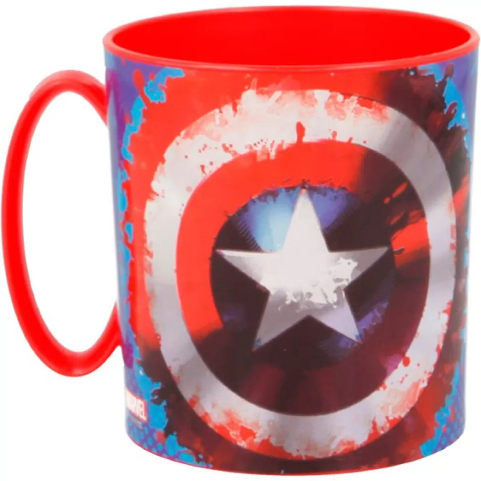 Brinquedos Os Vingadores Capitao America Caneca Micro 350Ml< Brinquedos De Cozinha
