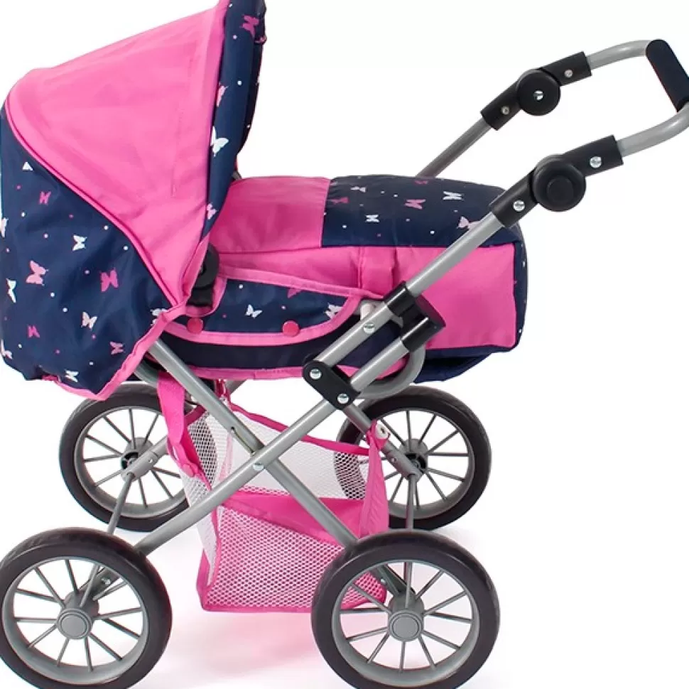 Brinquedos Chic Bayer Carrinho De Bonecas Combi Leni Borboletas< Bonecas Carrinhos