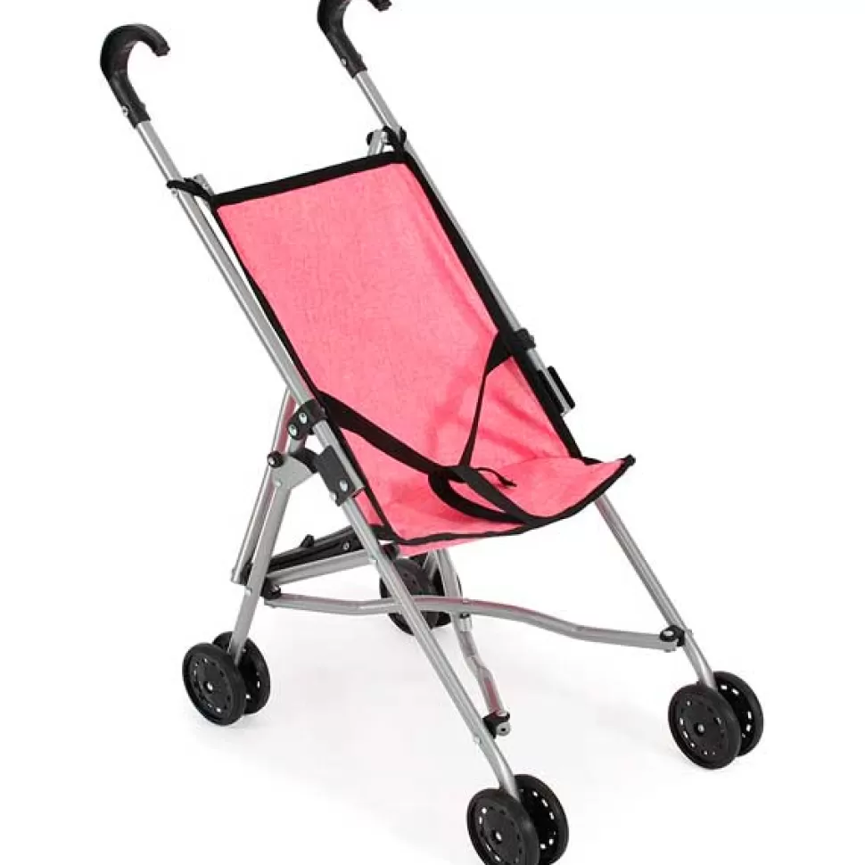 Brinquedos Chic Bayer Carrinho De Bonecas Dobravel Rosa< Bonecas Carrinhos