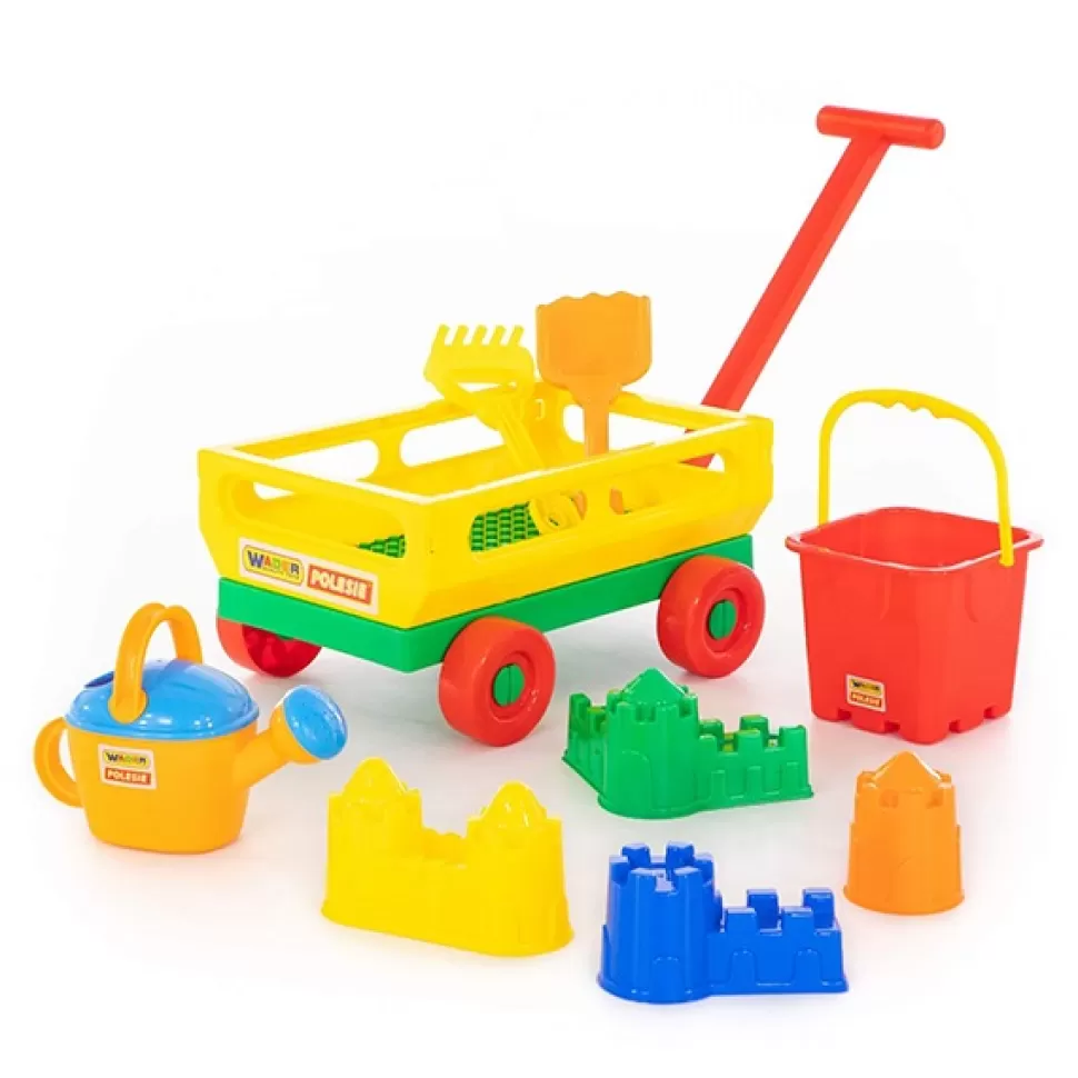 * Carrinho De Mao Com Acessorios De Praia< Brinquedos Praia