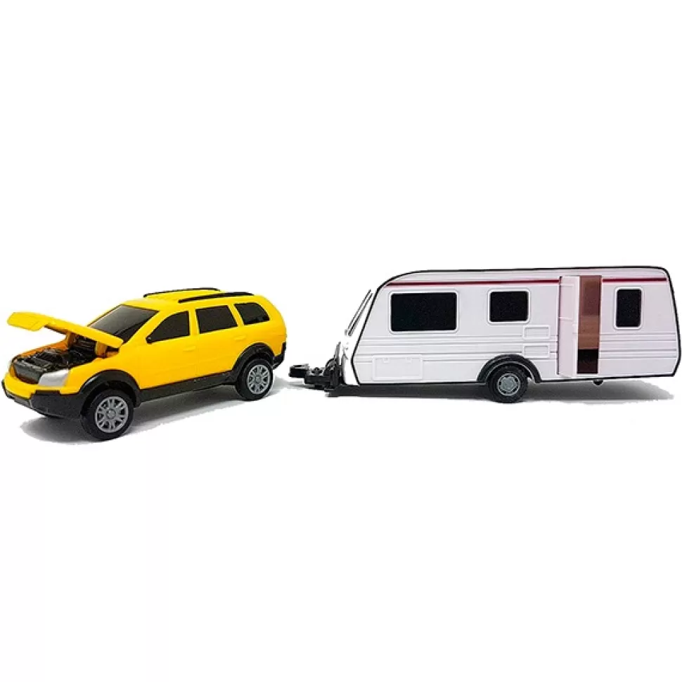 Brinquedos Kiddus Carro Com Caravana< Brinquedos De Camiões