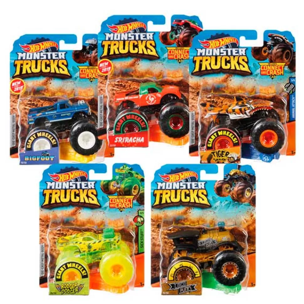 Brinquedos Hot Wheels Carro Hot Wheels Veiculo Monster Truck 1:64< Brinquedos De Carros