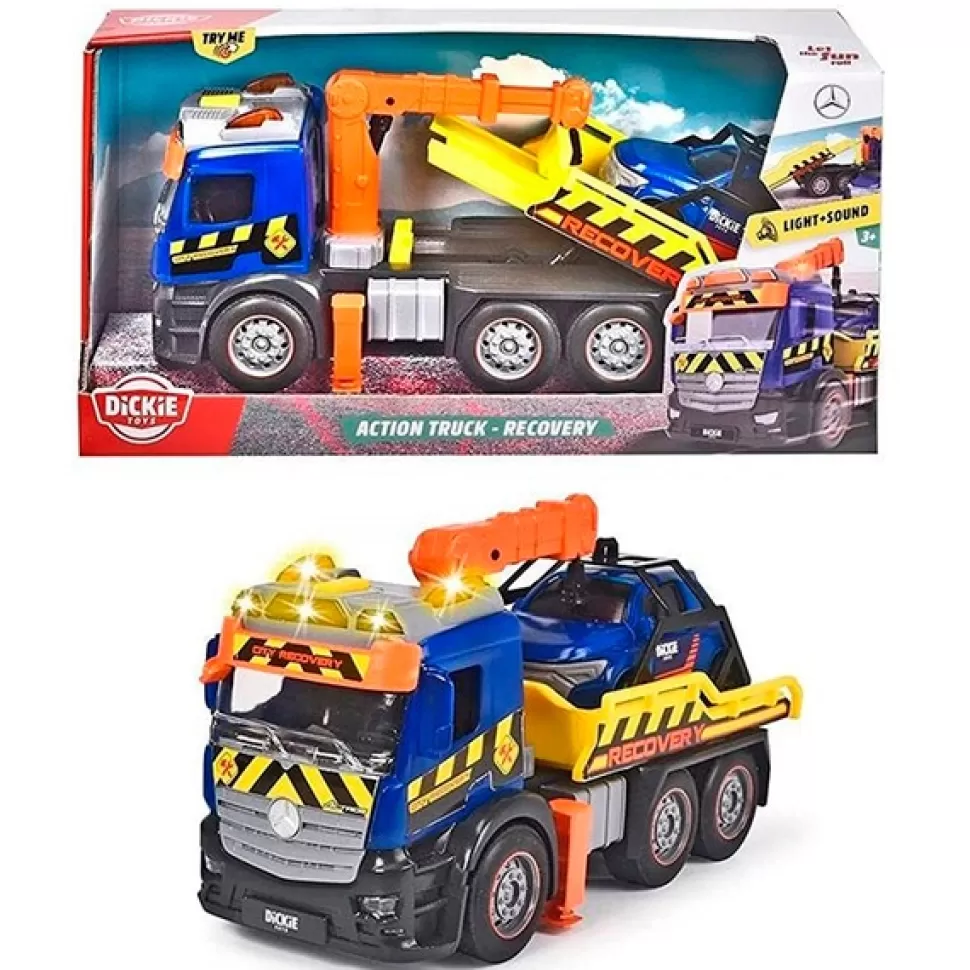 Brinquedos Dickie Carros De Reboque Dickie Truck Com Luzes E Sons 26 Cm< Brinquedos De Camiões