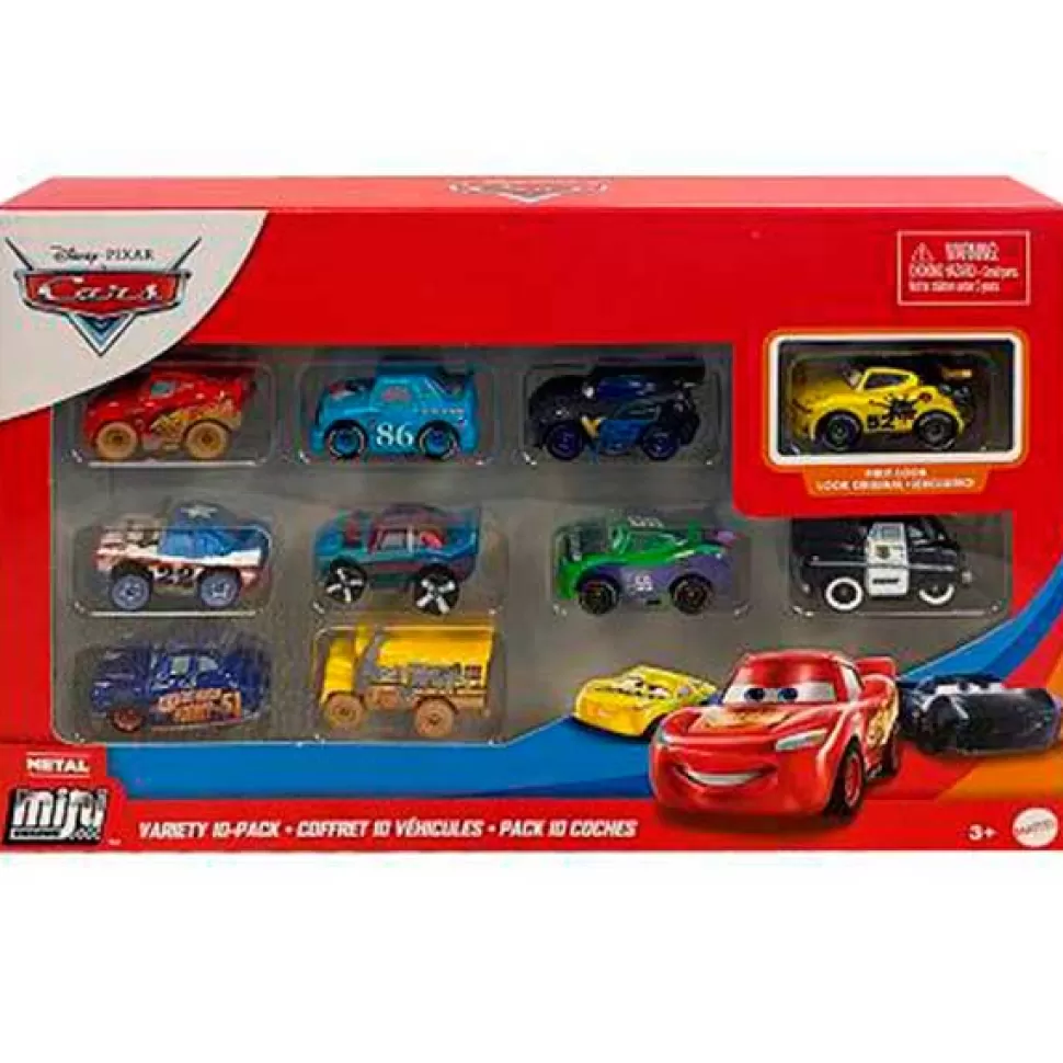 Brinquedos Cars Cars Pack 10 Carros Mini Racers #5< Brinquedos De Carros