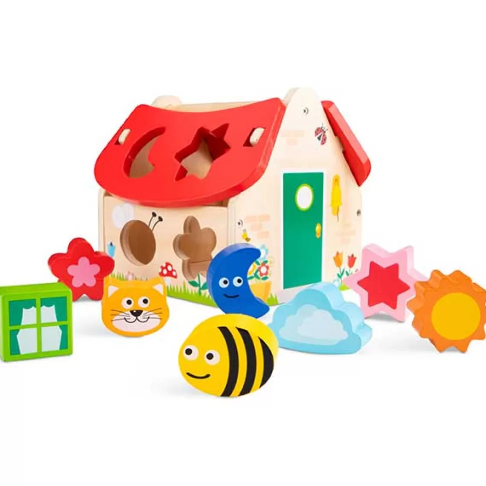 Store Brinquedos New Classic Toys Casa Para Encaixar De Madeira