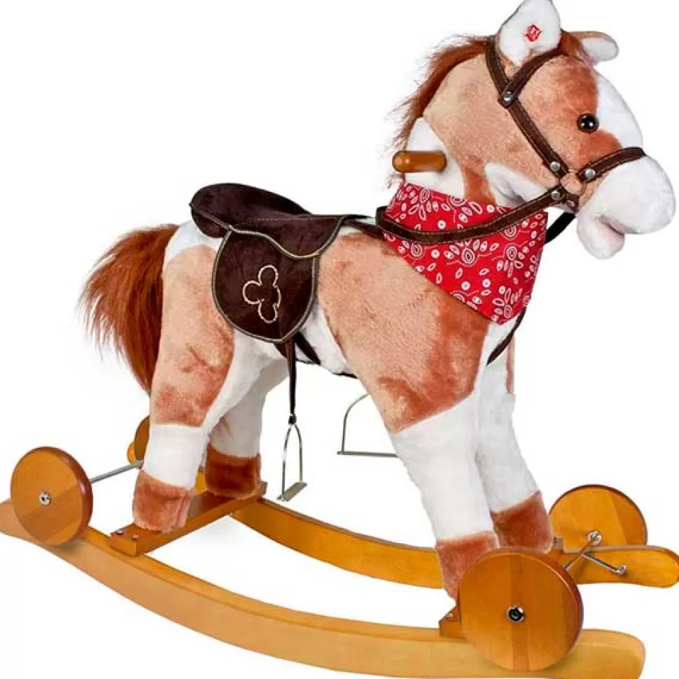 Outlet Brinquedos Famosa Cavalinho De Balanco Com Som 74 Cm