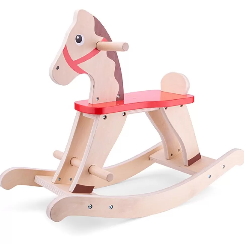 Brinquedos New Classic Toys Cavalinho De Balanco De Madeira Infantil Rocking< Brinquedos De Cavalos