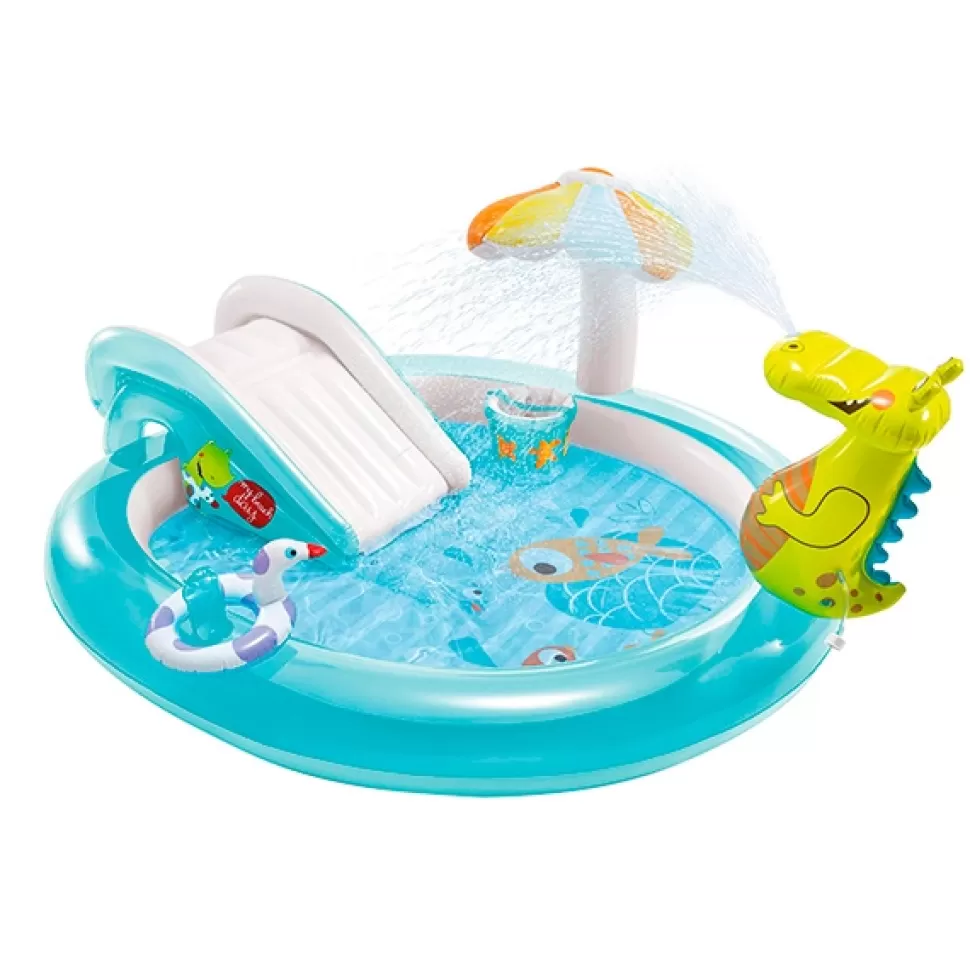 Brinquedos Intex Centro Ludico Crocodilo 201X170X84Cm< Brinquedos Piscina