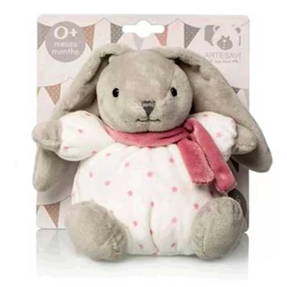 Discount Brinquedos Artesavi Chocalho Baby Coelho Estrelas Azul 15 Cm