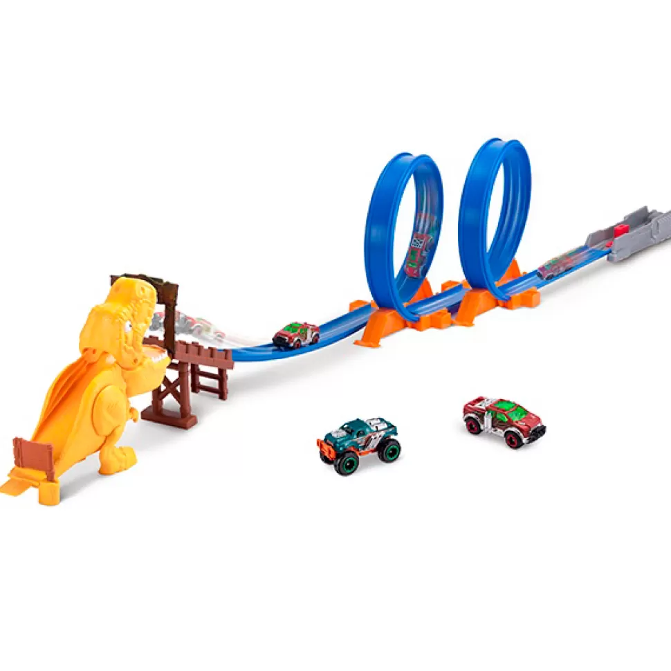 Brinquedos ZURU Circuito De Carros Ataque T-Rex< Brinquedos De Carros