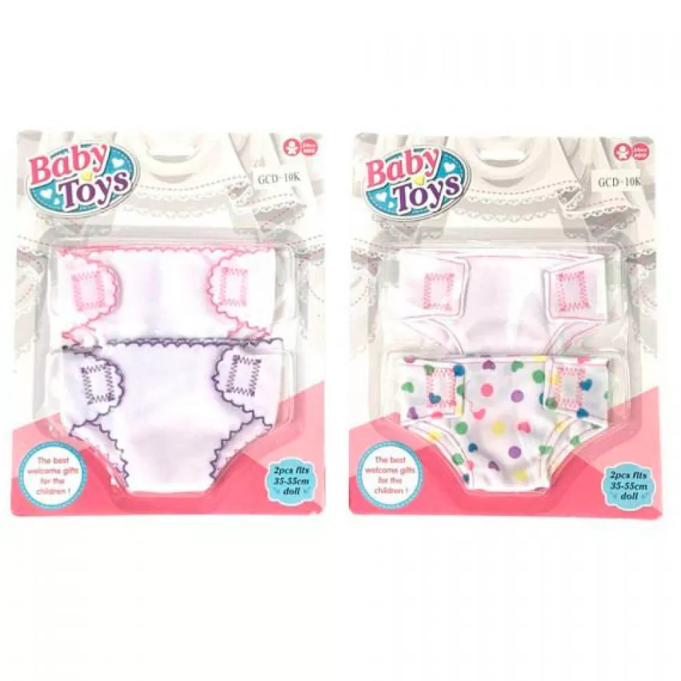 Brinquedos Salvadó-Biarnés Conjunto 2 Fraldas De Pano Para Bonecas< Bonecas Bebé