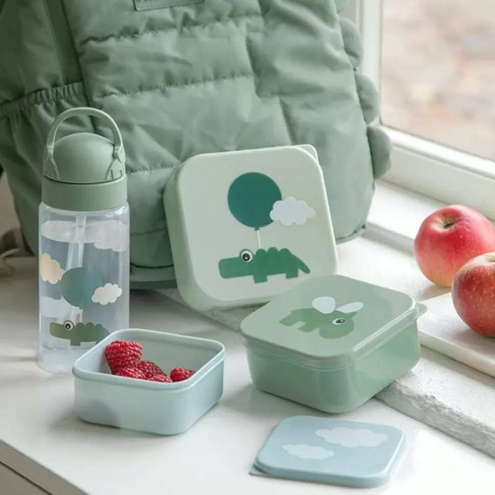 Brinquedos Done By Deer Conjunto 3 Caixas Lanche Verde Happy Clouds< Brinquedos De Cozinha