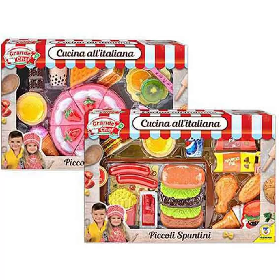 * Conjunto De Alimentos Cozinha Italiana< Brinquedos De Cozinha