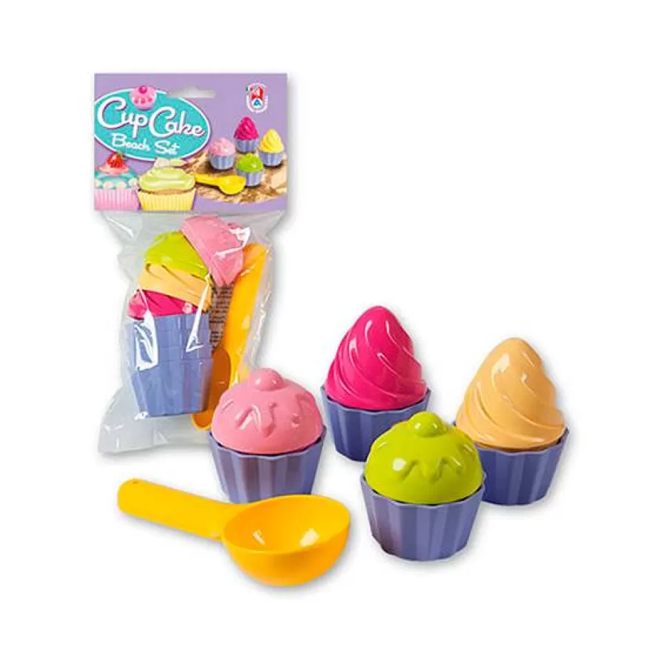 Brinquedos Androni Giocattoli Conjunto De Formas Para Sorvete De Areia< Brinquedos Praia