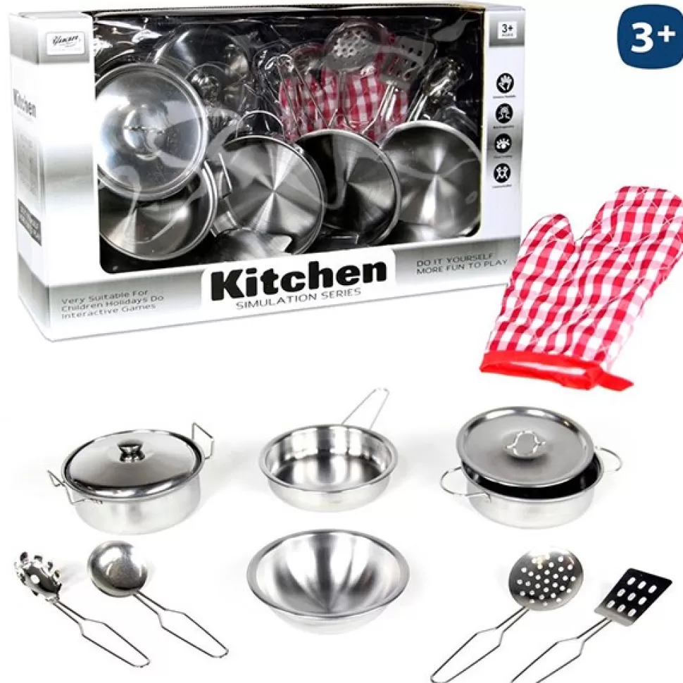Brinquedos Fantastiko Conjunto Talheres De Metal Com 10 Pecas< Brinquedos De Cozinha