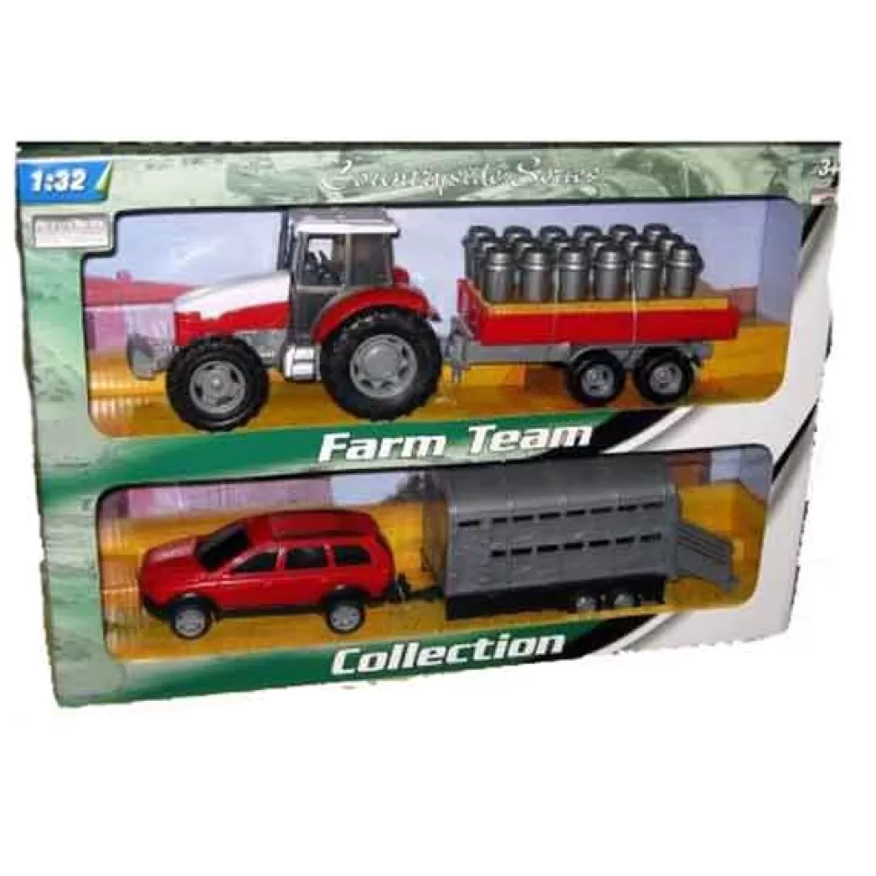 * Conjunto Veiculos Agricolas 1:32< Brinquedos De Tratores