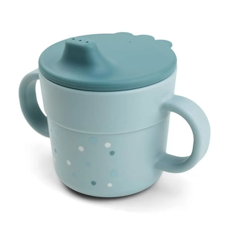 Brinquedos Done By Deer Copo De Bico Azul Happy Dots Done By Deer< Brinquedos De Cozinha
