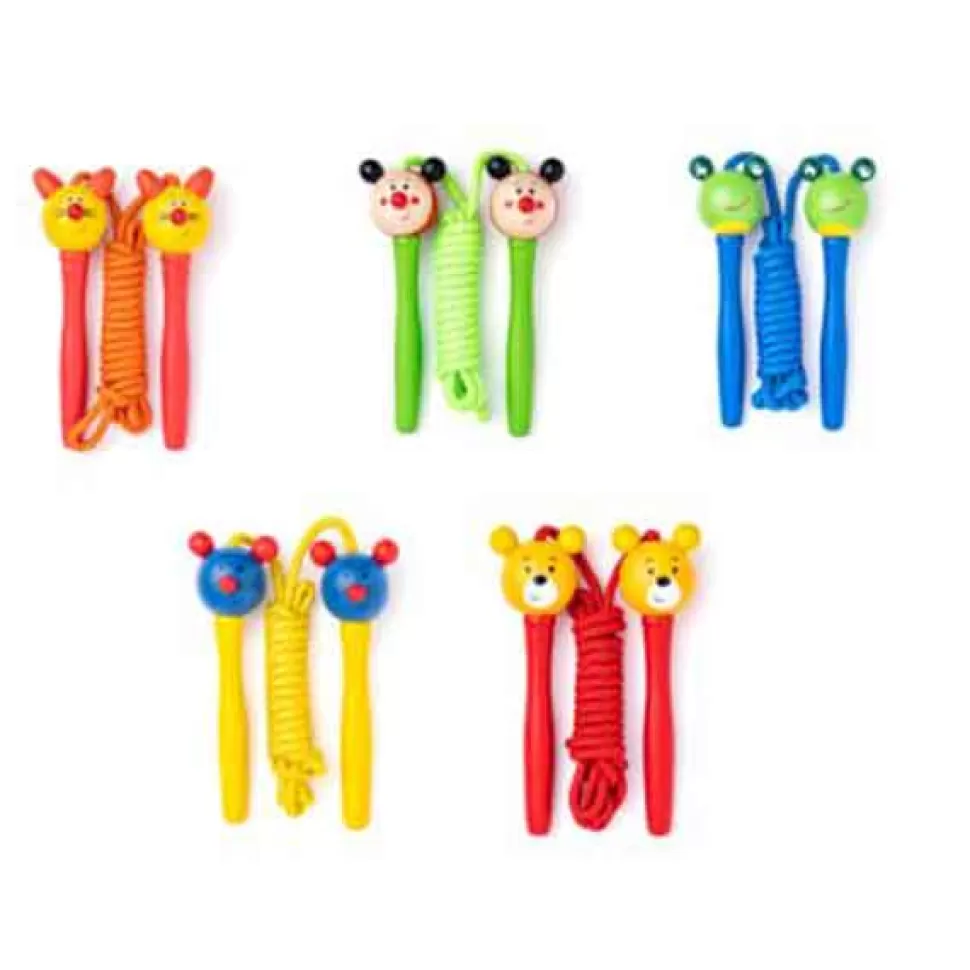 Brinquedos Woodyland Corda De Pular Animais De Madeira< Brinquedos De Madeira