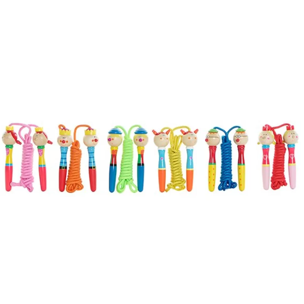 Brinquedos Item Corda De Pular De Madeira< Brinquedos De Madeira