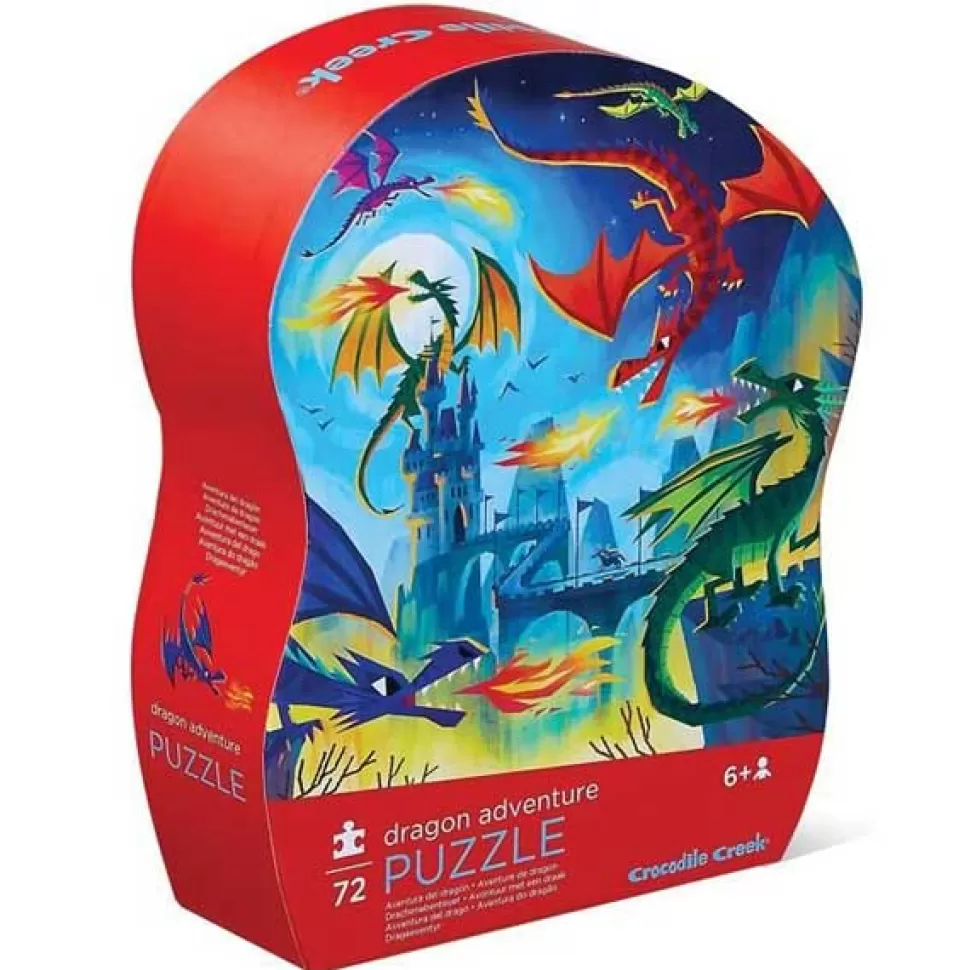 Best Sale Brinquedos Crocodile Creek Crocodile Creek Puzzle 72P Aventuras Dragões