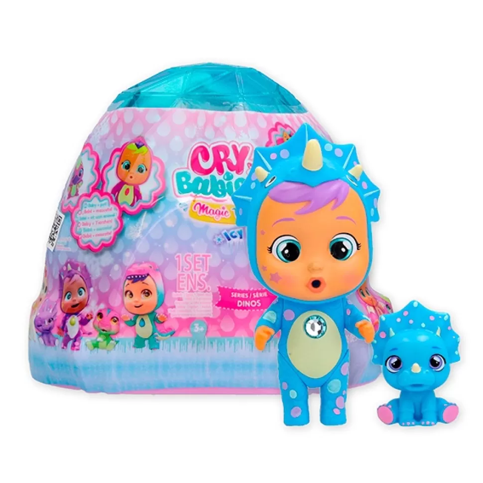 Shop Brinquedos Bebés Chorões Lágrimas Mágicas Cry Babies Icy World Series Dinos