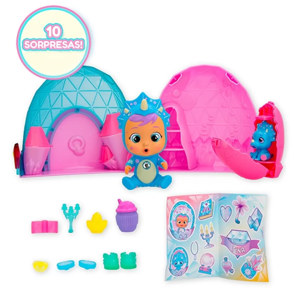 Shop Brinquedos Bebés Chorões Lágrimas Mágicas Cry Babies Icy World Series Dinos