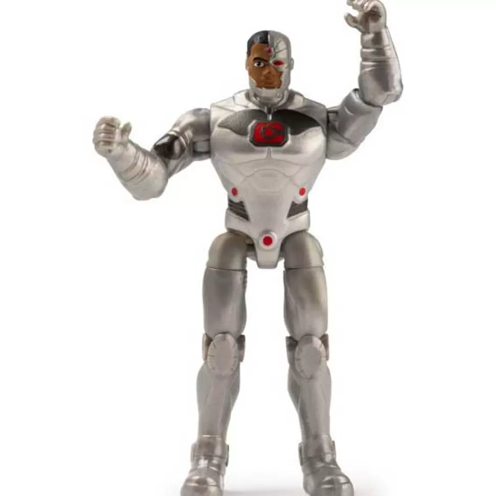 Brinquedos DC Comics Dc Figura Cyborg Articulada 10 Cm< Brinquedos Super-Heróis