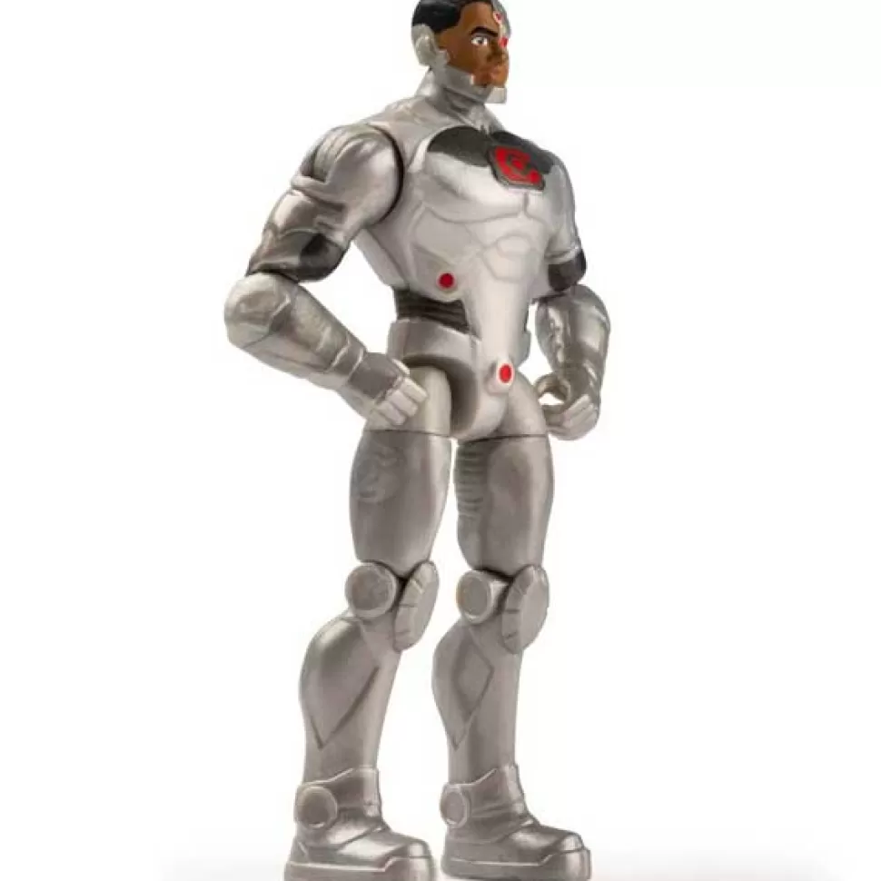 Brinquedos DC Comics Dc Figura Cyborg Articulada 10 Cm< Brinquedos Super-Heróis