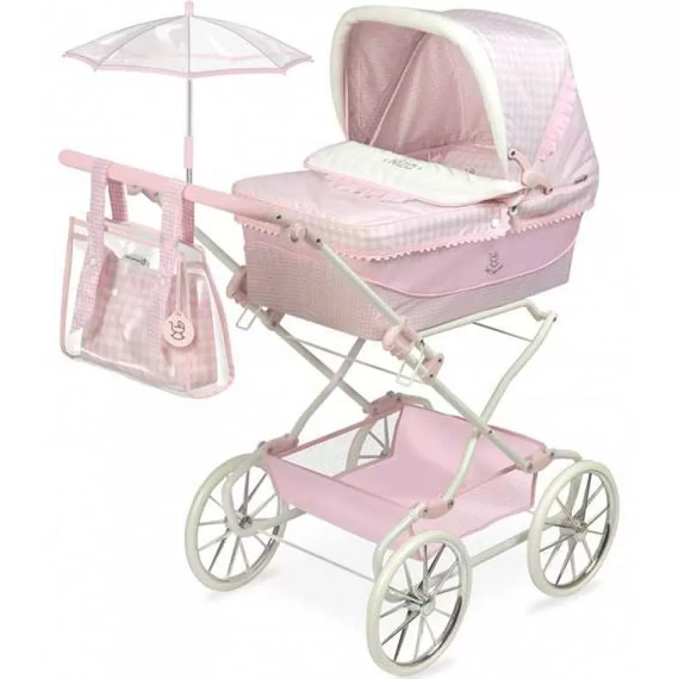 Brinquedos Decuevas Decuevas Carrinho De Boneca Reborn Com Guarda-Chuva< Bonecas Carrinhos
