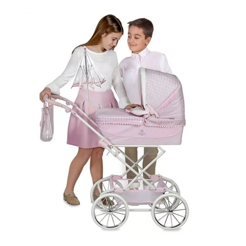 Brinquedos Decuevas Decuevas Carrinho De Boneca Reborn Com Guarda-Chuva< Bonecas Carrinhos