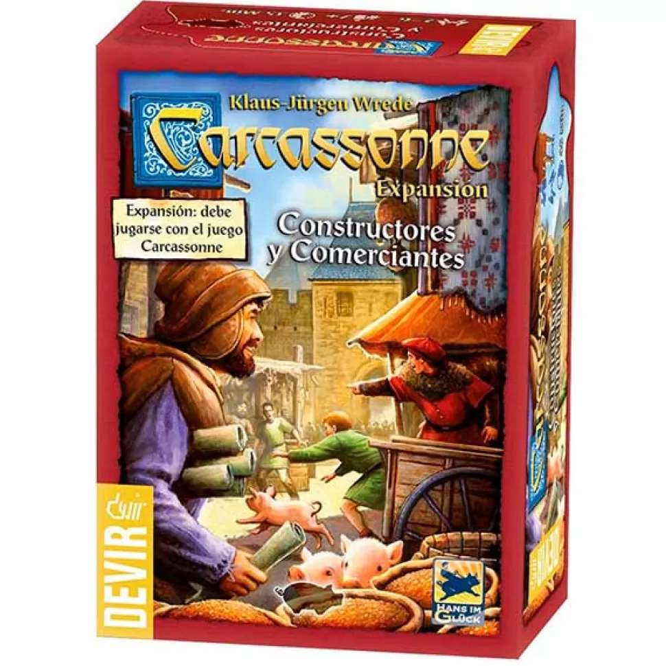 Store Brinquedos Devir Devir Jogo De Tabuleiro Caracassone Construtores E Comerciantes