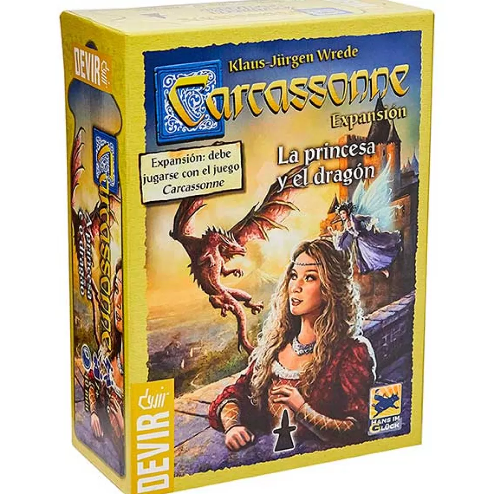 Brinquedos Devir Devir Jogo De Tabuleiro Carcassone A Princesa E O Dragao< Brinquedos De Dragões
