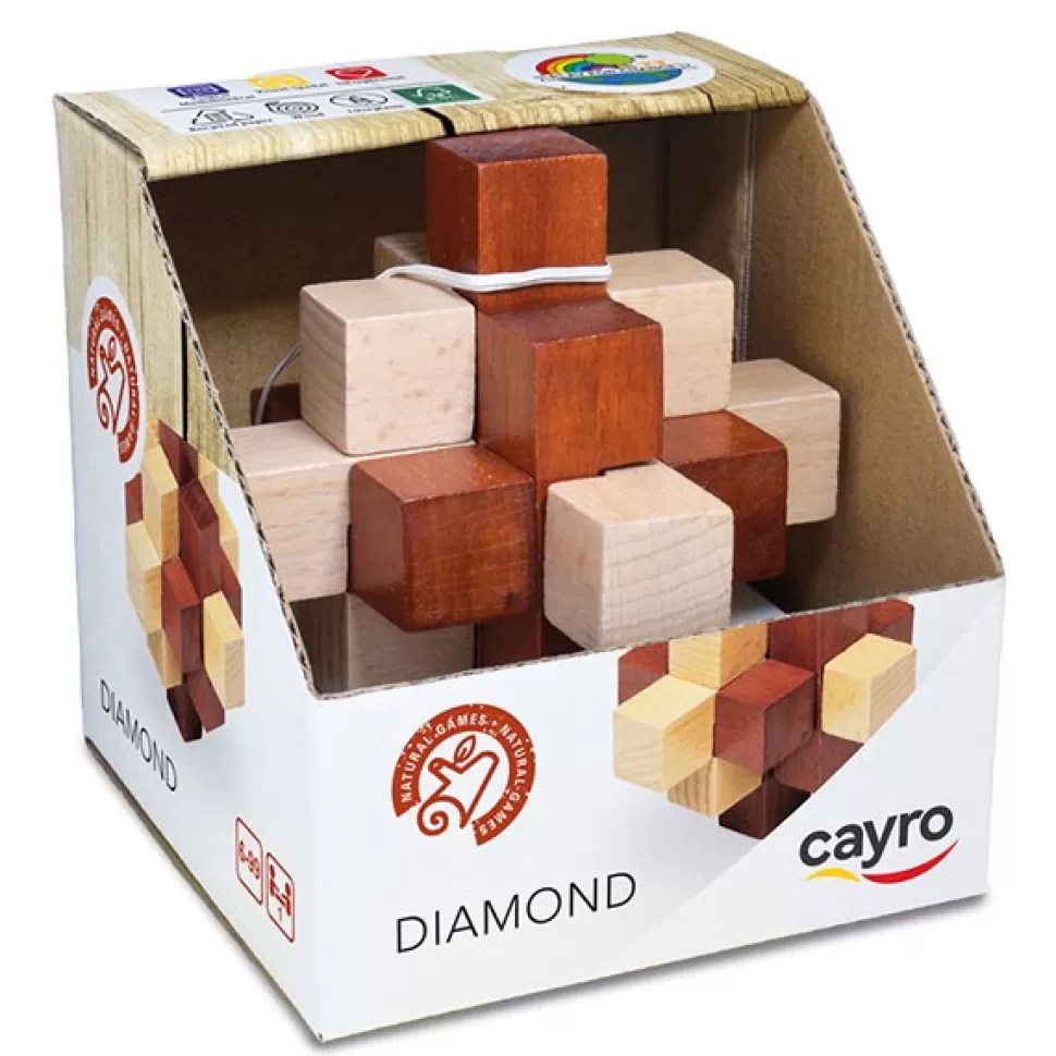 Fashion Brinquedos Cayro Diamond Wood Skill Game