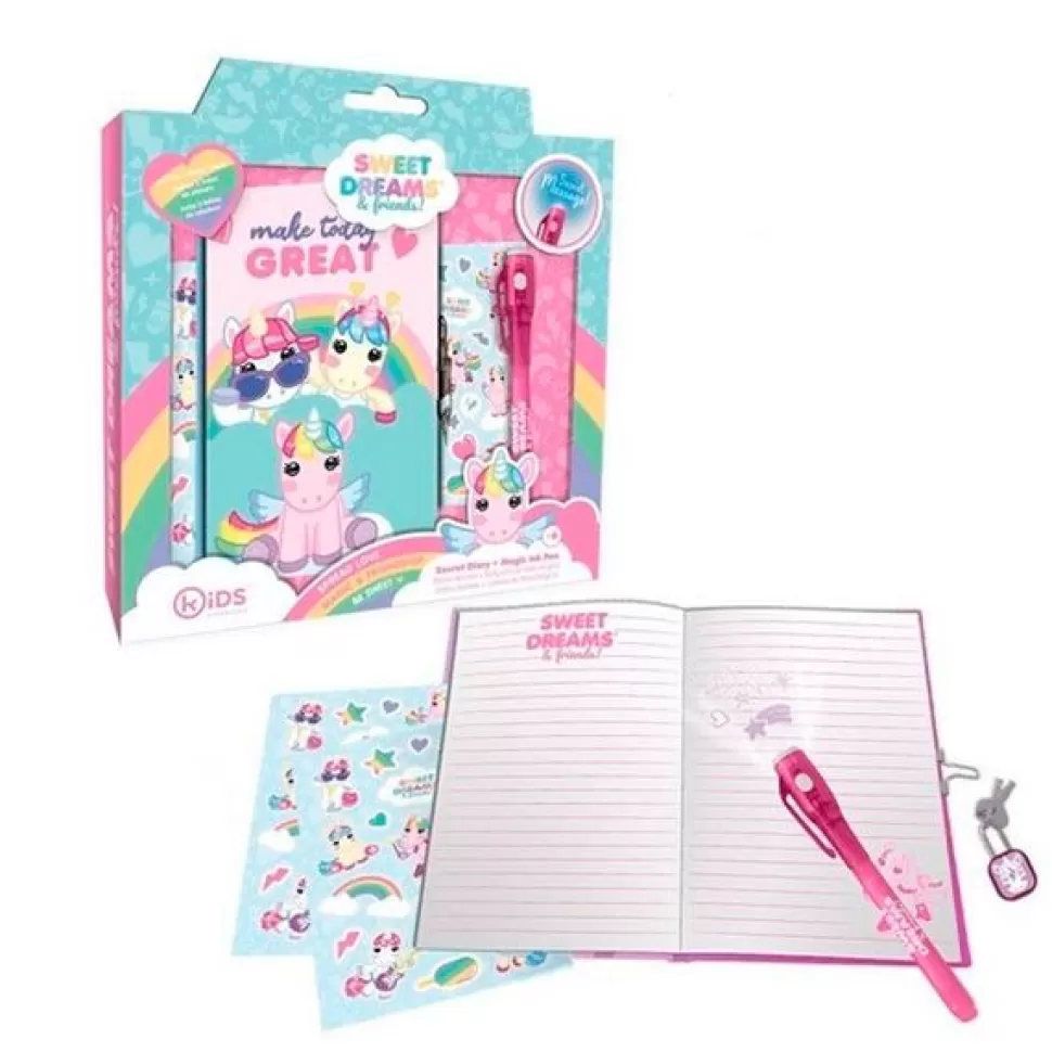 Brinquedos Kids Euroswan Diario Com Caneta Magica Sweet Dreams< Brinquedos Unicórnios