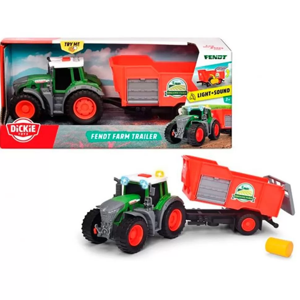 Brinquedos Dickie Dickie Fendt Trator Com Luzes E Sons 26Cm< Brinquedos De Tratores