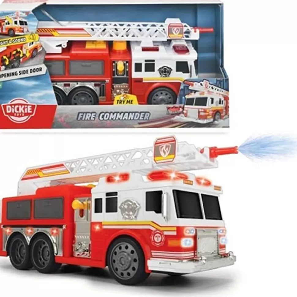 Brinquedos Dickie Dickie Fire Truck Com Luzes E Sons 46 Cm< Brinquedos De Camiões