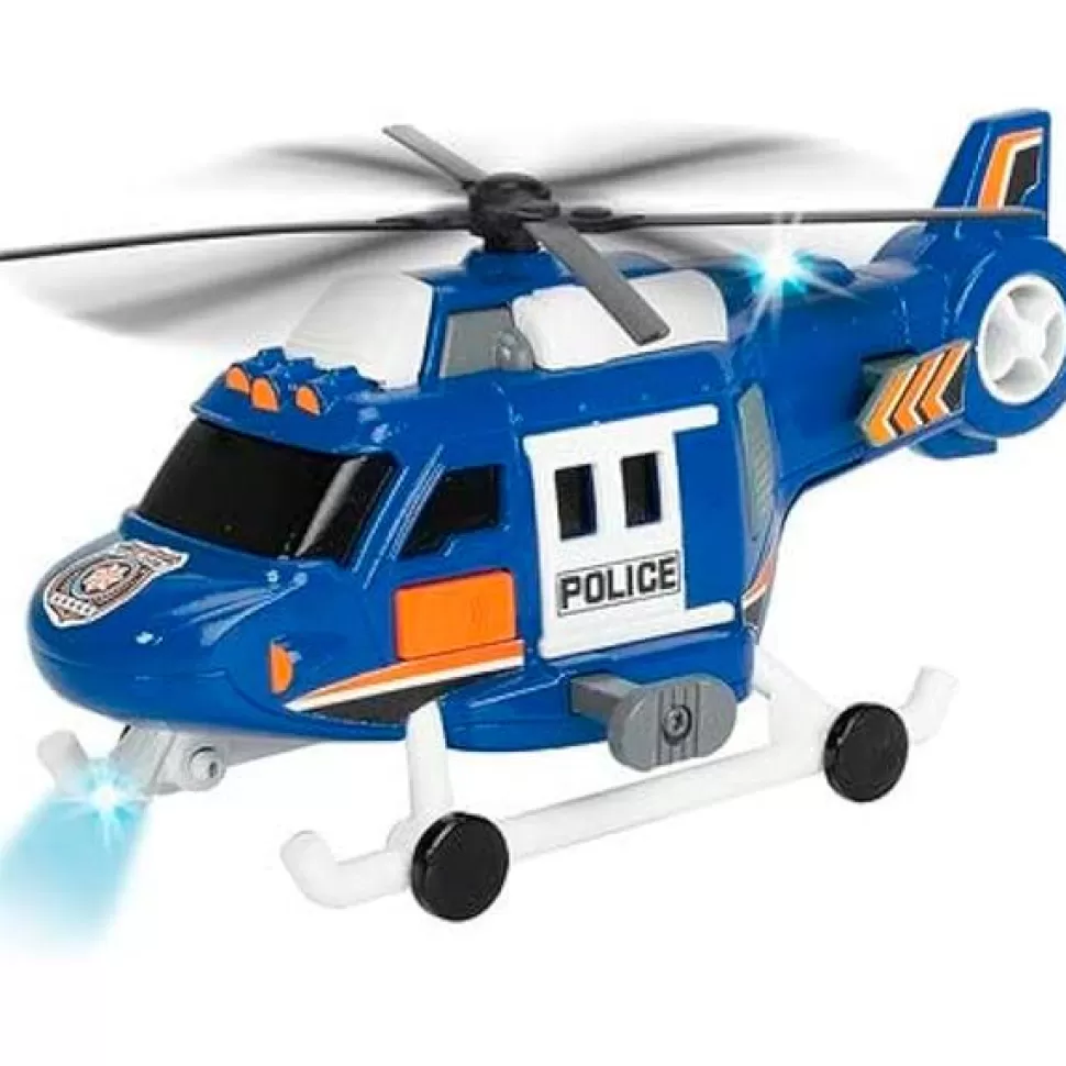 Brinquedos Dickie Dickie Helicopter Police Lights And Sounds 18Cm< Brinquedos De Aviões