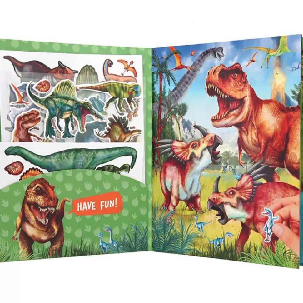 Brinquedos Dino World Dino World Caderno Com Adesivos< Brinquedos De Dinossauros
