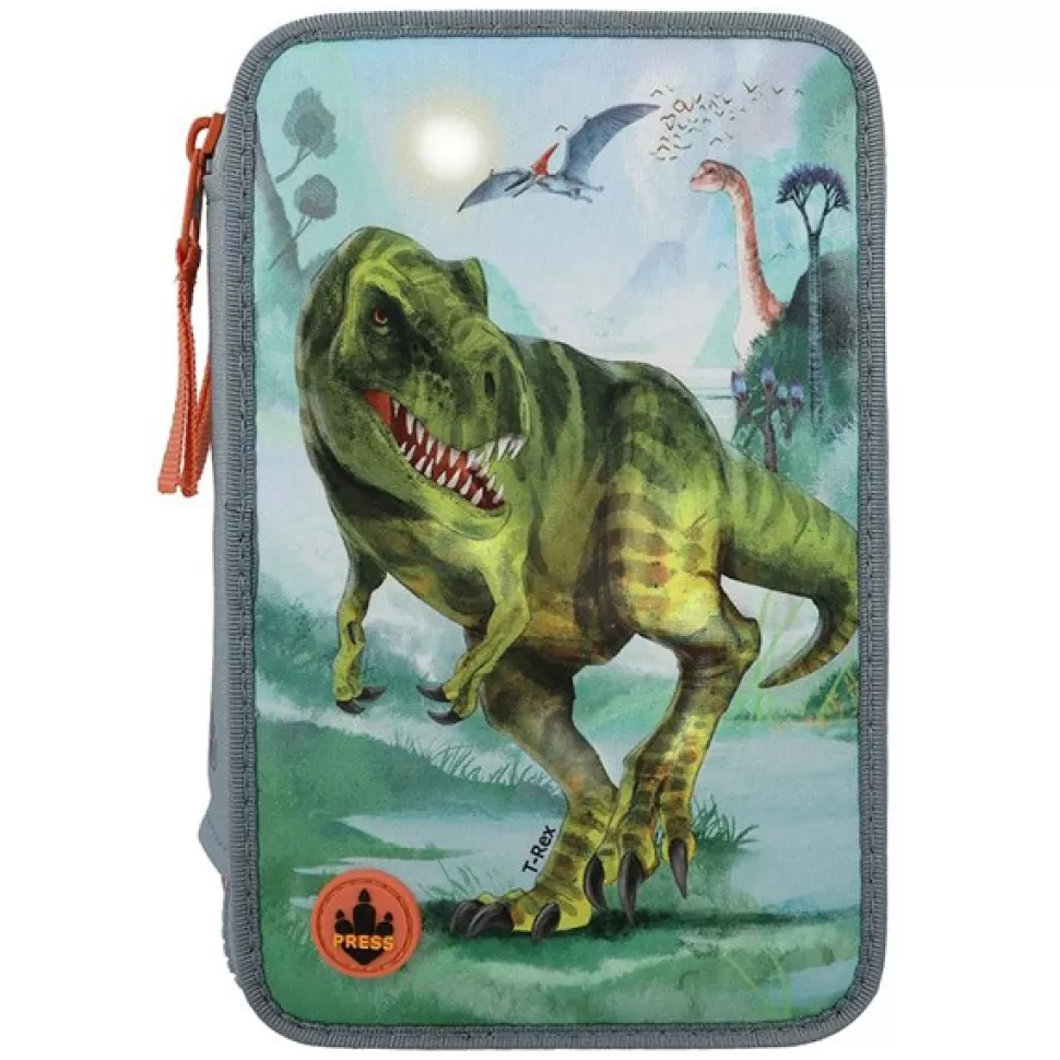 Brinquedos Dino World Dino World Estojo Triplo Led T-Rex< Brinquedos De Dinossauros