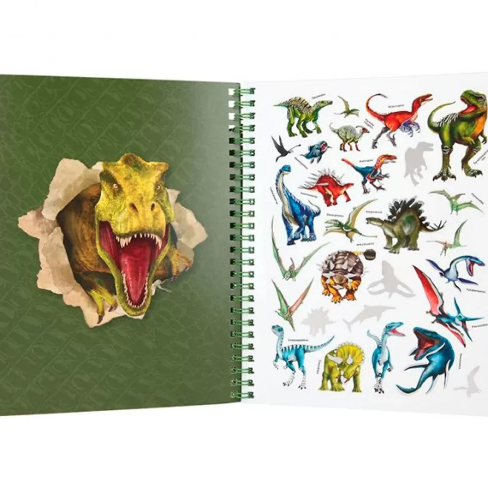 Brinquedos Dino World Dino World Livro De Colorir Com Lapis< Brinquedos De Dinossauros